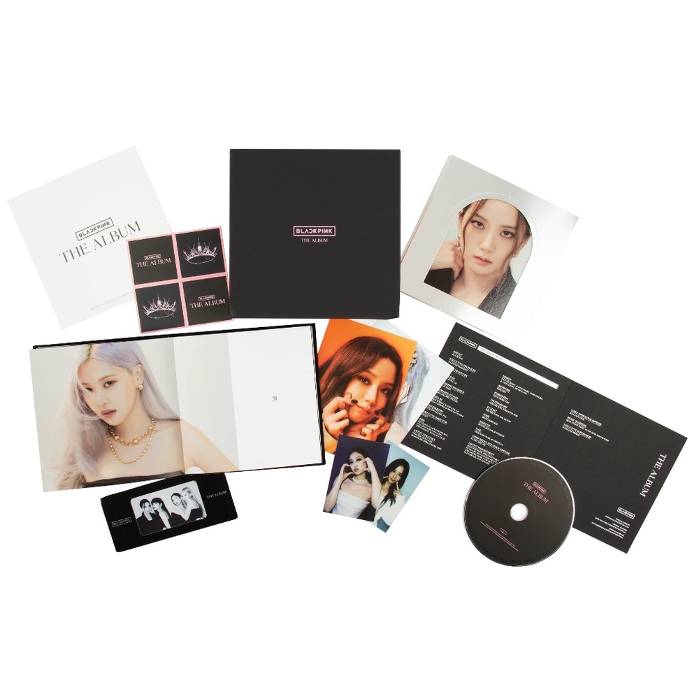 BlackPink 'The Album' CD Box Set Version #1 Matte Black Ltd Exclusive K-POP NEW